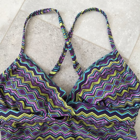 Athleta Twist Tankini Top 34B/CT and Bottoms - Swimsuit - Picture 3 of 14